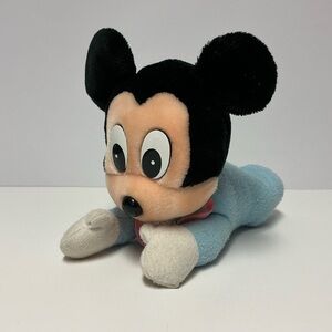 Vintage Disney Parks Mickey Mouse Plush Baby Mickey